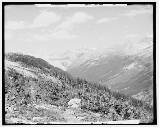 Yoho Valley from upper trail, British Columbia