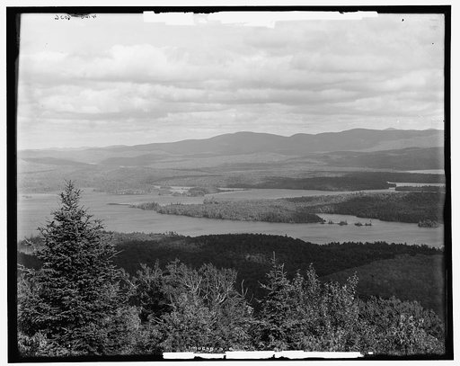 Raquette Lake from West Mountain, Adirondack Mountains