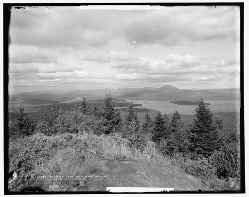 Raquette Lake from West Mountain, Adirondack Mountains
