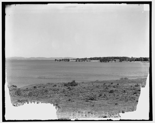 Lake Champlain from Fort Frederick, Crown Point, N.Y.