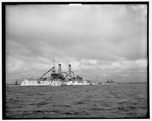 North Atlantic Squadron in Pensacola harbor
