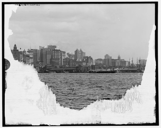 New York City and Brooklyn Bridge from Governor's Island