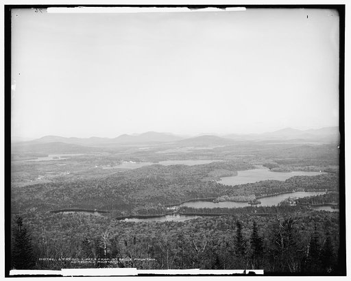 St. Regis Lakes from St. Regis Mountain, Adirondack Mountains