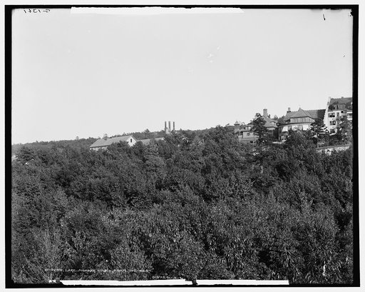 Lake Mohonk House from the west