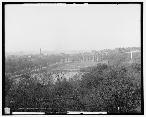 Tremont Street and Boston Common, Boston, Mass.