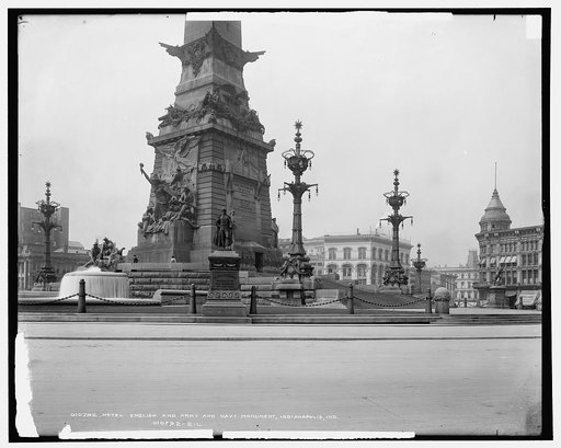 Hotel English and Army and Navy [Soldiers' and Sailors'] Monument, Indianapolis, Ind.