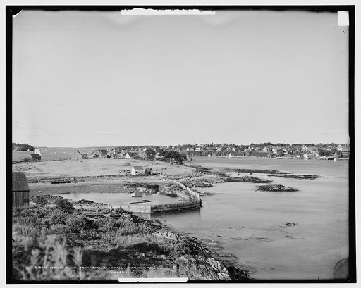 Peak's [i.e. Peaks] Island from Fort Scammell, Portland, Me.
