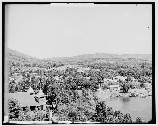Lake George from Fort William Henry Hotel