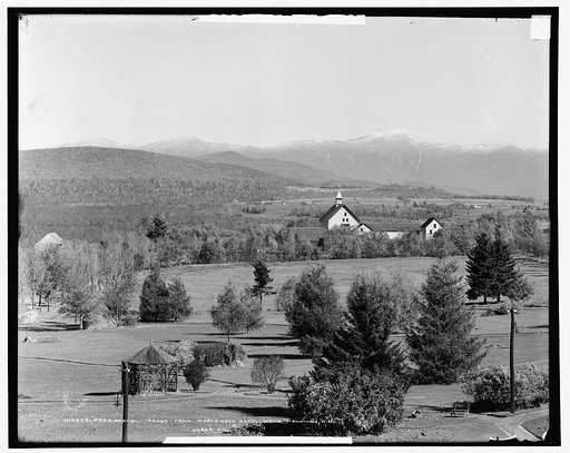 Presidential Range from Maplewood Hotel [i.e. House], White Mountains, N.H.