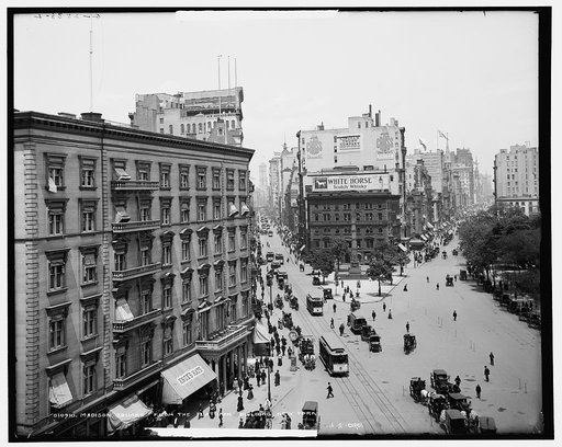 Madison Square from the Flat-Iron [i.e. Flatiron] Building, New York