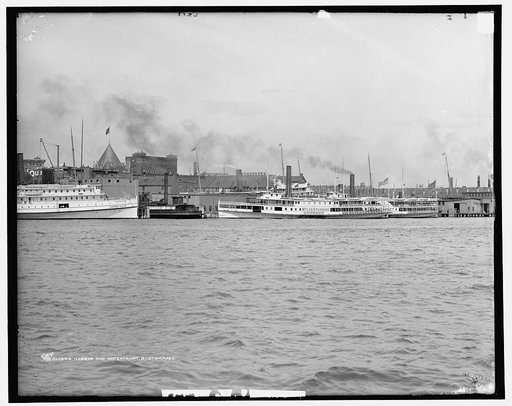 Harbor and waterfront, Boston, Mass.