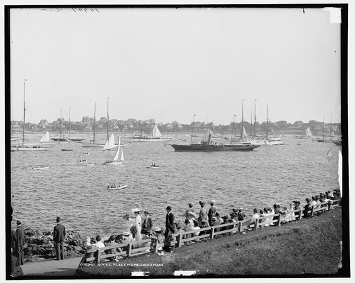 N.Y.Y.C. fleet, Marblehead, Mass.