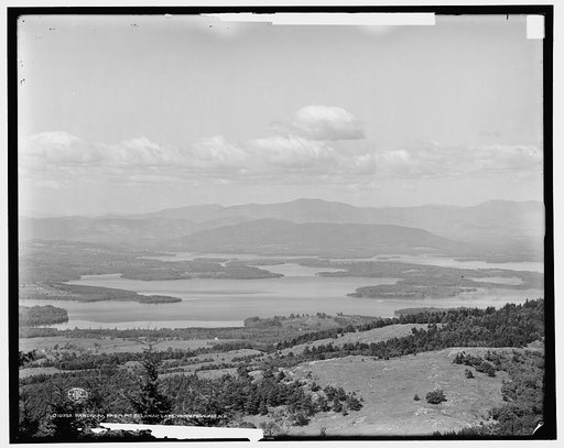 Panorama from Mt. Belknap, Lake Winnipesaukee, N.H.