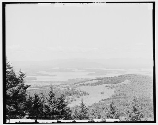 Panorama from Mt. Belknap, Lake Winnipesaukee, N.H.