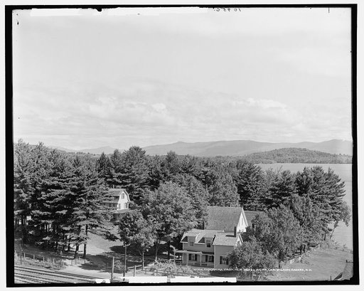 Panorama from New Hotel Weirs, Lake Winnipesaukee, N.H.