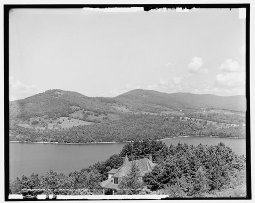 Panorama from Shepard Hill, Asquam Lake, N.H.