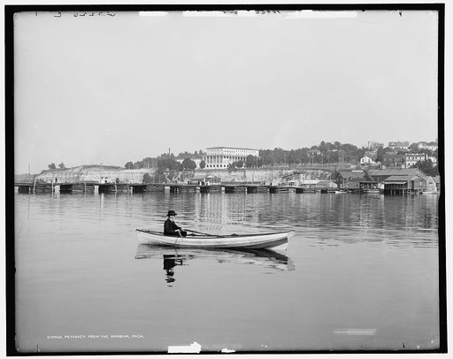 Petoskey from the harbor, Mich.