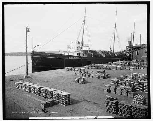 Lake Superior smelter and dock, Dollar Bay, Mich.