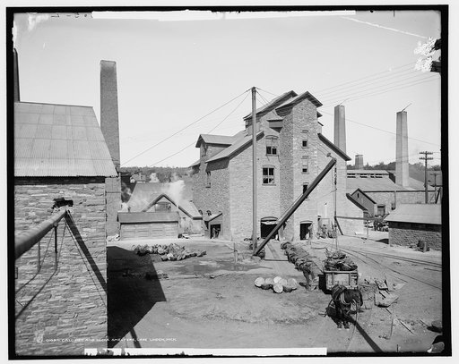Calumet and Hecla smelters, Lake Linden, Mich.