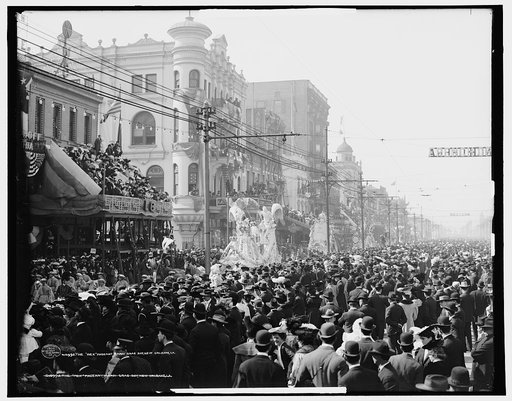 The Rex pageant, Mardi Gras Day, New Orleans, La.