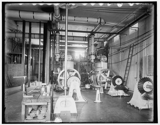 Interior of power house, Sault Ste. Marie