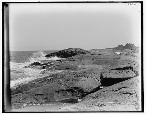 Indian Rock and cliff walk, Narragansett, R.I.