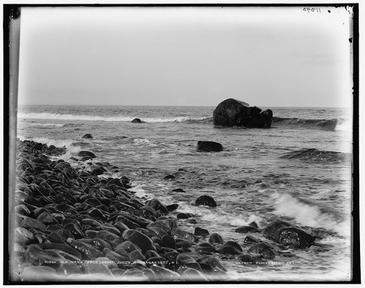 Old Man's Face, Point Judith, Narragansett, R.I.