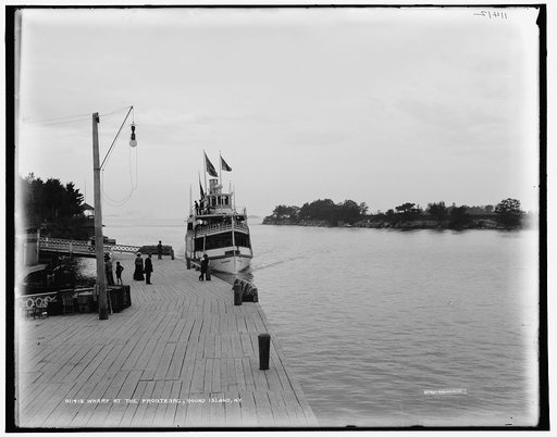 Wharf at the Frontenac, Round Island, N.Y.