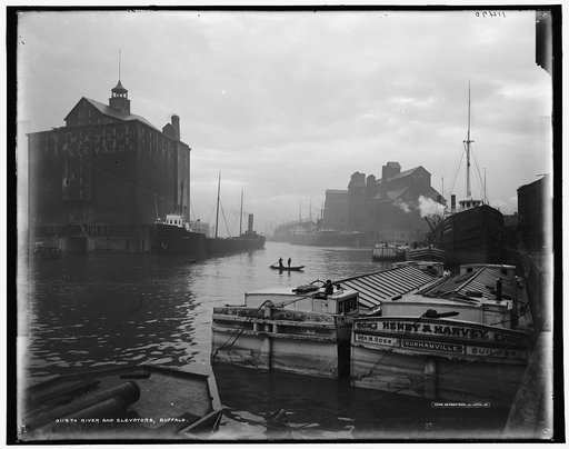 River and elevators, Buffalo