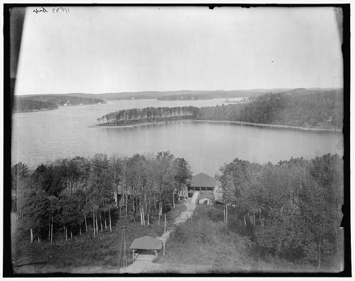 Lake from the club house, Hopatcong, N.J.