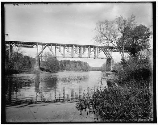 D.L. & W. bridge over the Passaic, Paterson, N.J.