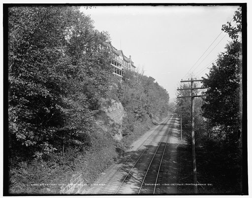 Kittatinny Hotel [i.e. House] from railway crossing