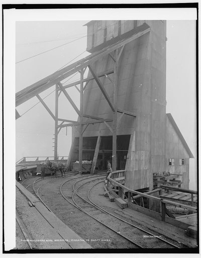 Woodward coal breakers, Kingston, Pa., shaft house
