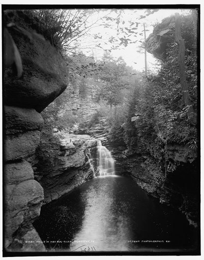Falls in Nay Aug Glen, Scranton, Pa.