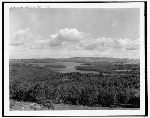 Lake Sunapee from Sunapee Mountain, N.H.