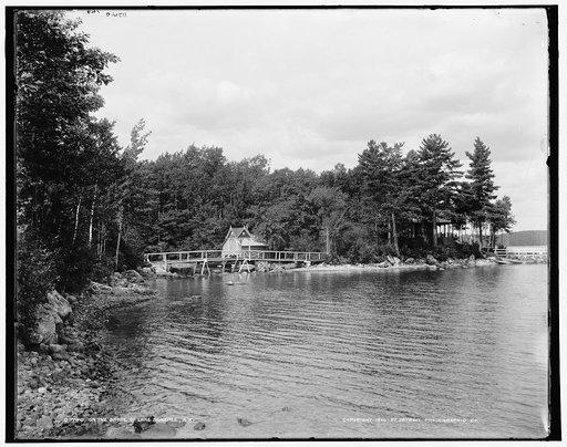 On the shore of Lake Sunapee, N.H.