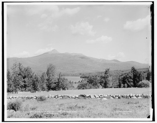 Chocorua Mountain and lake from Chocorua House, White Mountains