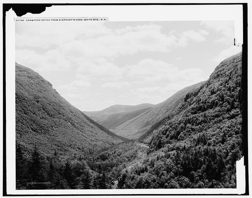 Crawford Notch from Elephant's Head, White Mts., N.H.