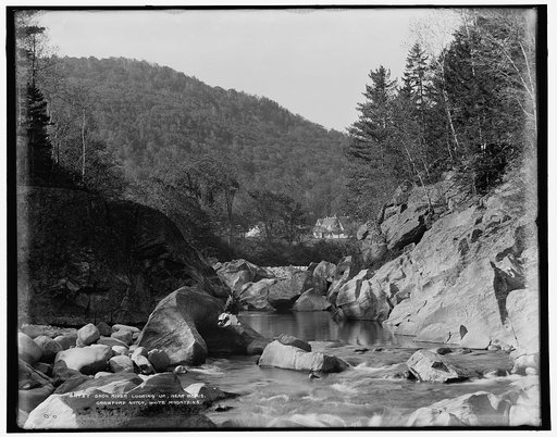 Saco River looking up near Bemis, Crawford Notch, White Mountains