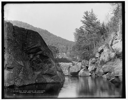 Saco River looking up near Bemis, Crawford Notch, White Mountains