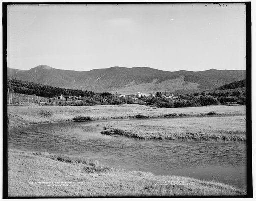 Fabyan House and Presidential Range, White Mountains