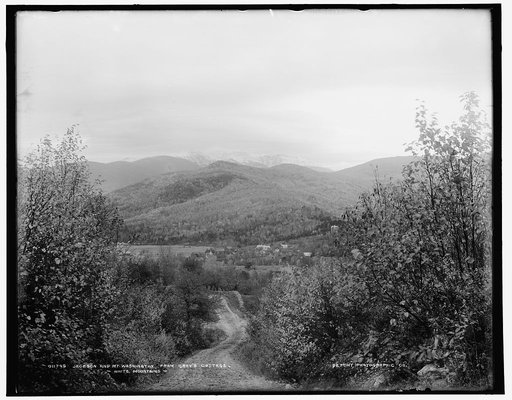 Jackson and Mt. Washington from Gray's cottage, White Mountains