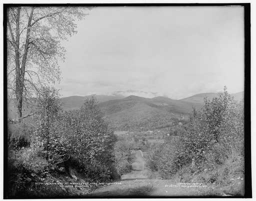 Jackson and Mt. Washington from Gray's cottage, White Mountains