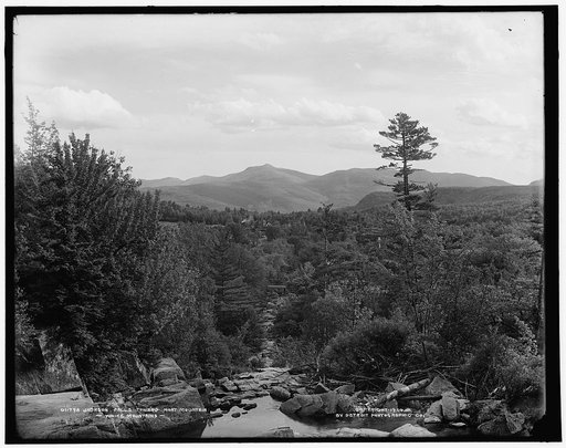 Jackson Falls toward Moat Mountain, White Mountains