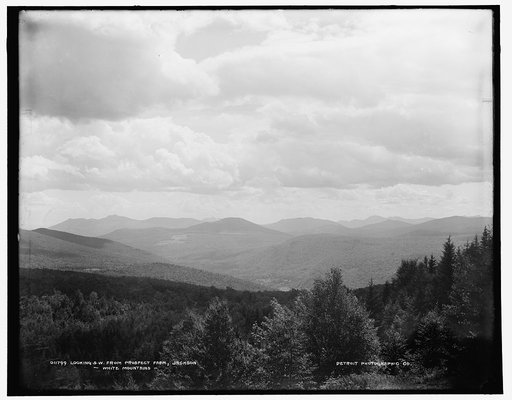 Looking s.w. from Prospect Farm, Jackson, White Mountains