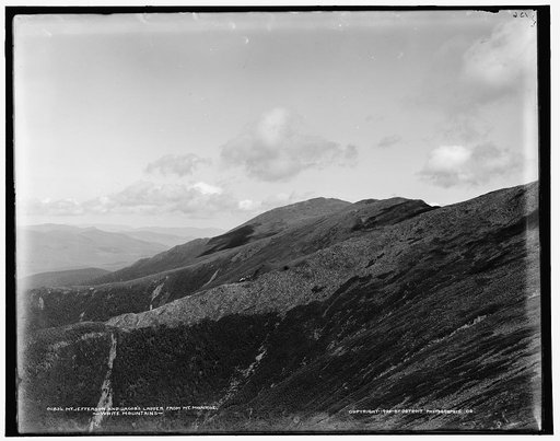 Mt. Jefferson and Jacob's ladder from Mt. Monroe, White Mountains