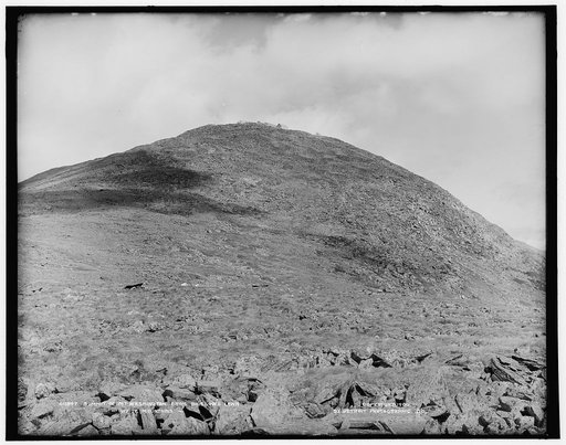 Summit of Mt. Washington from Bigelow's lawn, White Mountains