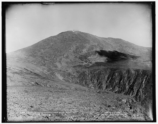 Summit of Mt. Washington from Boot's Spur, White Mountains