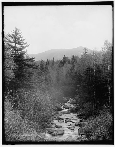 Ammonoosuc River and Mount Monroe, Mount Pleasant farm, White Mountains