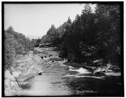 Lower falls of the Ammonoosuc, White Mountains